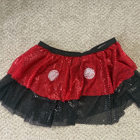PrettyPumpkin Dresses & Skirts - Disney Running Red and Black Mickey Mouse Costume Skirt